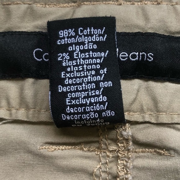 Calvin Klein Jeans khaki Bermuda shorts size 12 - Picture 5 of 9